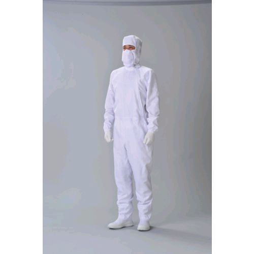 【即納在庫品】「直送」ガードナー ADCLEAN CH11031LL クリーンルーム用ウェア クリーンスーツ 白 ＬＬ 着丈１７２～１７９ｃｍ CH11031LL2121｜文具のブングット