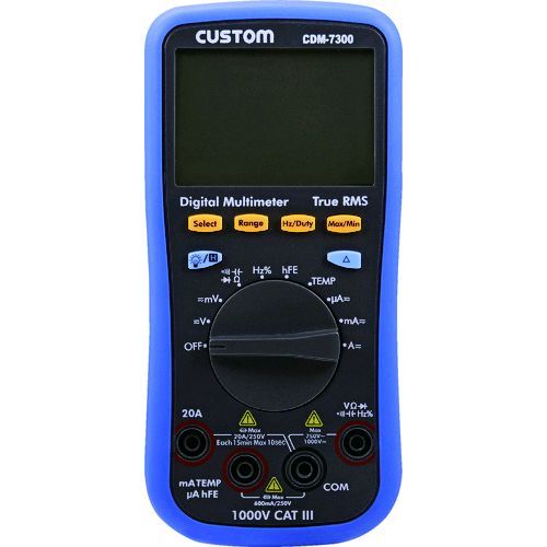 【即納在庫品】「直送」カスタム CDM-7300 デジタルマルチメータ CDM7300｜文具のブングット