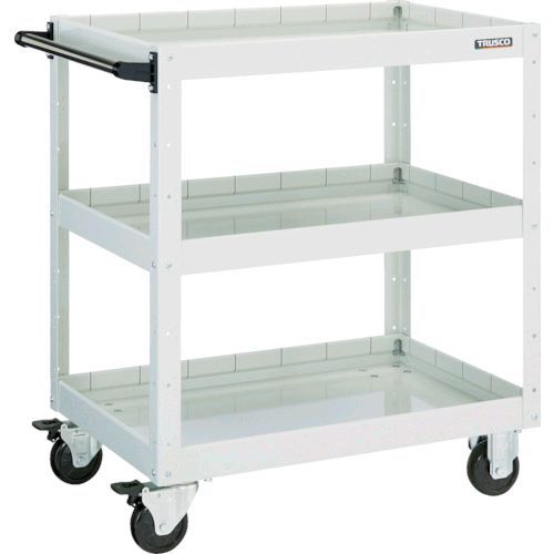 トラスコ TRUSCO EGW-973F3-W ツールワゴン イーグルワゴン 750X500XH880 深3段 ホワイトEGW973F3W8000