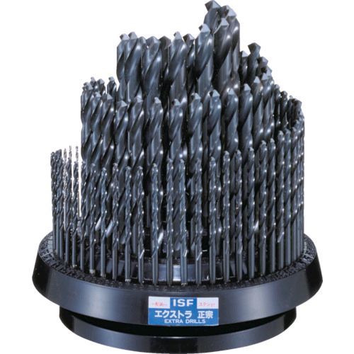 【即納在庫品】「直送」イシハシ精工 EXD-100RS エクストラ正宗ドリル １００本組セット 回転台付きE EXD100RS