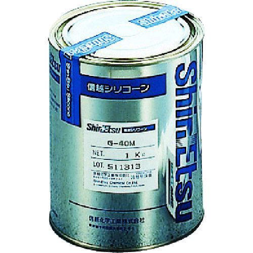 【即納在庫品】「直送」信越化学工業 SHINETSU G40M-1 シリコーングリース 1kg M ミディアムタイ G40M1|文具のブングット