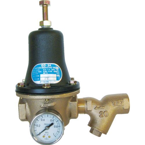 【即納在庫品】「直送」ヨシタケ GD24GS20A 水用減圧弁ミズリー ２０Ａ GD-24GS-20A YOSHITAKE 20A3822907 382-2907 8908 バルブ