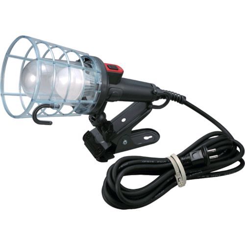 【即納在庫品】「直送」ハタヤリミテッド LEW-5C 防雨型ＬＥＤケイ・ハンドランプ ７Ｗ電球形ＬＥＤランプクリップ付 ５ｍ LEW5C 5m 7W電球形LEDランプクリップ付 HATAYA クリップタイプ 防雨型 照明用品 作業灯
