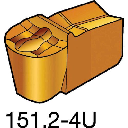 【即納在庫品】「直送」サンドビック ＳＶ N151.2-200-20-4U525 【10個入】 Ｔ－Ｍａｘ　Ｑ－カット　突切り・溝入れチップ　５２５　ＣＭＴN151.2200204U8716525