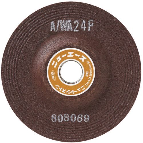 【即納在庫品】「直送」ＮＲＳ NA1006-A24P 【25個入】オフセット型研削砥石 ニューエース １００×６×１５ Ａ／ＷＡ２４Ｐ