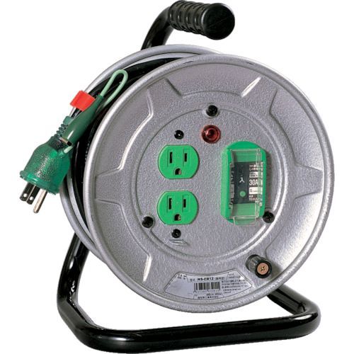 【即納在庫品】「直送」日動工業 NICHIDO NS-EB12 電工ドラム　標準型100Vドラム　アース漏電しゃ断器 NSEB12