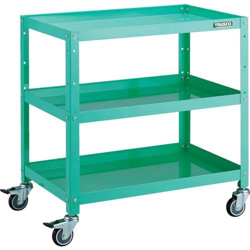 トラスコ TRUSCO RBW-773UYG ツールワゴン ラビットワゴン ７００Ｘ４５０ ウレタン車輪 ヤンググリーンRBW773UYG8000
