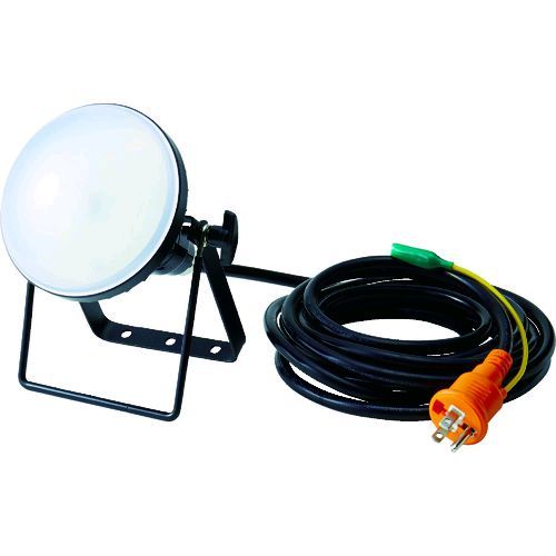 【即納在庫品】「直送」TRUSCO RTLE-205EP LED投光器 DELKURO 20W 5m アース付 2芯3芯両用タイプ RTLE205EP tr-1141050 3100|文具のブングット