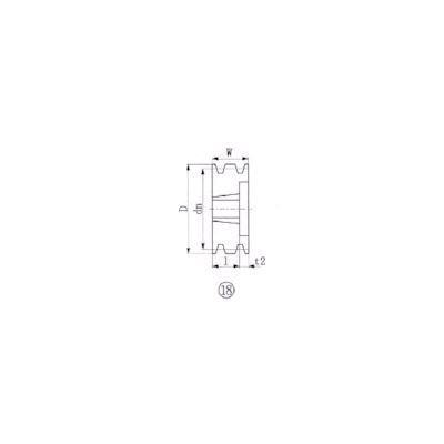 【即納在庫品】「直送」エバオン ＥＶＮ SPB185-3 ブッシングプーリー SPB 185mm 溝数3 SPB1853 EVER-ON 4571314379381 EVERON