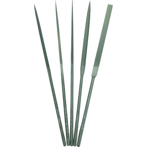【即納在庫品】「直送」ツボサン ST00553T 精密ヤスリ ５本組 セット ＃３ ＃６より荒い