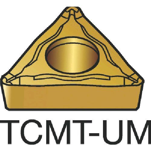 【即納在庫品】「直送」サンドビック SV TCMT090204-UM1525 【10個入】 コロターン107 旋削用ポジ・チップ 1525 COATTCMT090204UM87161525|文具のブングット