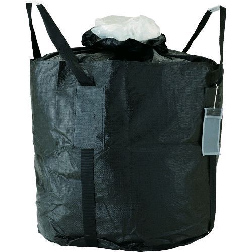 TRUSCO TFCA-BK 高耐候性フレキシブルコンテナ 内袋付 Φ1100XH1100 TFCABK tr-1603593 160-3593