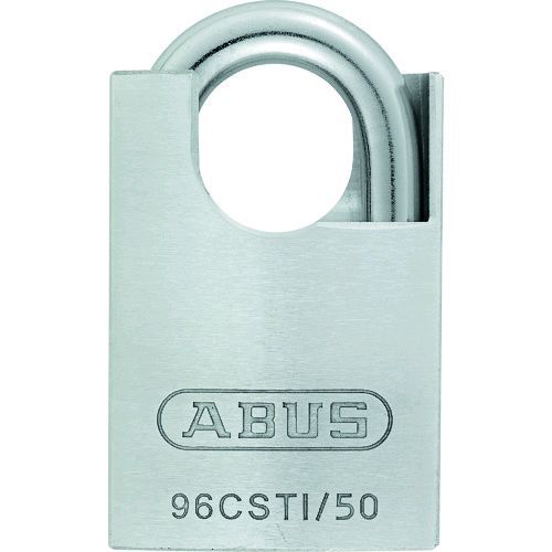 【即納在庫品】「直送」ＡＢＵＳ TITALIUM 96CSTI/50 シャックルガード付シリンダー南京錠　ＴＩＴＡＬＩＵＭ　９６ＣＳＴＩ／５０ TITALIUM96CSTI50