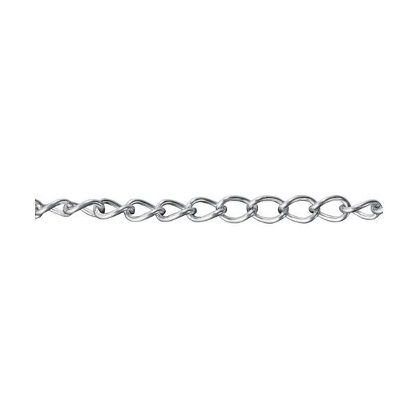 【即納在庫品】「直送」トラスコ TRUSCO TSM20-10M ステンレス304マンテルチェーン 2．0MM×10M TSM2010M