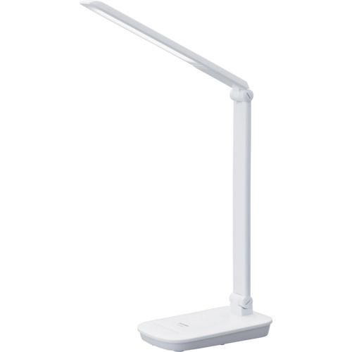 【即納在庫品】「直送」ＩＲＩＳ LDL-QFD-W 537196 LEDデスクライト Qi充電シリーズ 平置きタイプ 調光 ホワイト LDLQFDW
