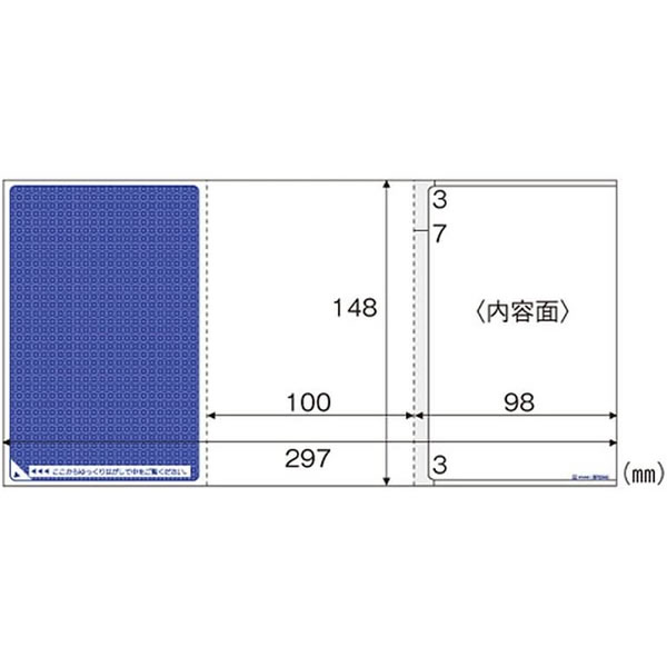 ヒサゴ／マルチ印刷者帳票 人間音沙汰防御すること私製絵はがき (BP2046) 300枚 HISAGO