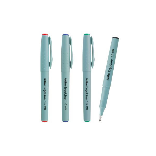 楽天市場】【全4色】シャチハタ／エルゴライン サインペン 1.0mm 水性