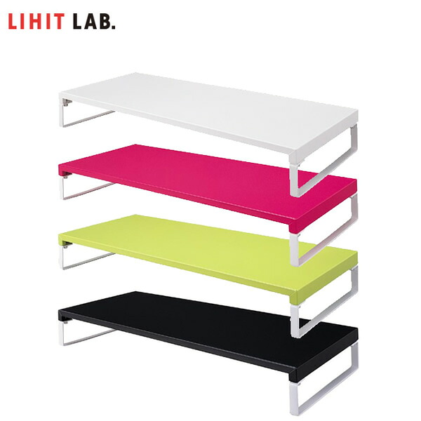 楽天市場】LIHIT LAB.（リヒトラブ）／机下台（スライド式）白（A-7370 