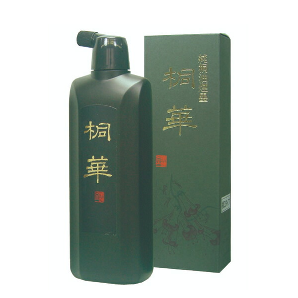 墨運堂　高級墨液・墨汁　桐華　500ml（11821）漢字作品用高級墨液。5430410　書道用品