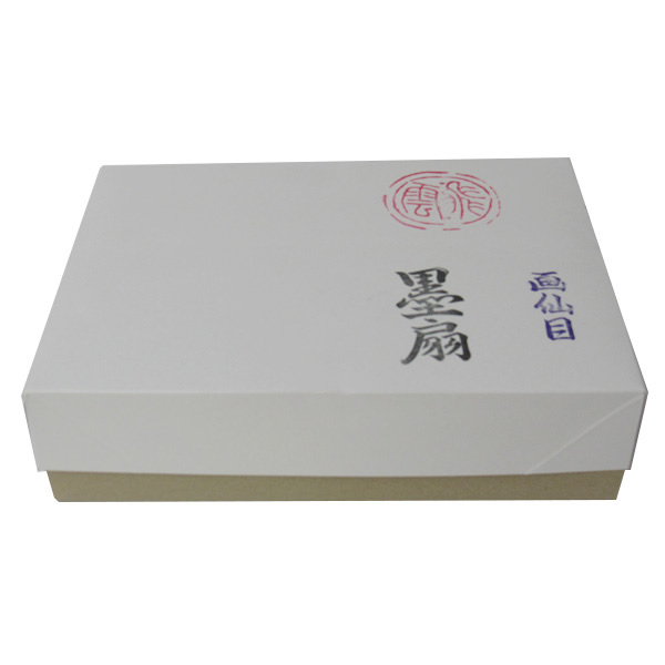 3箱3000枚入り口・入口 半紙 [墨扇] 画仙目箱\u003d1000枚 清書用（5210080）漢字用表意文字半紙 手漉風高級半紙