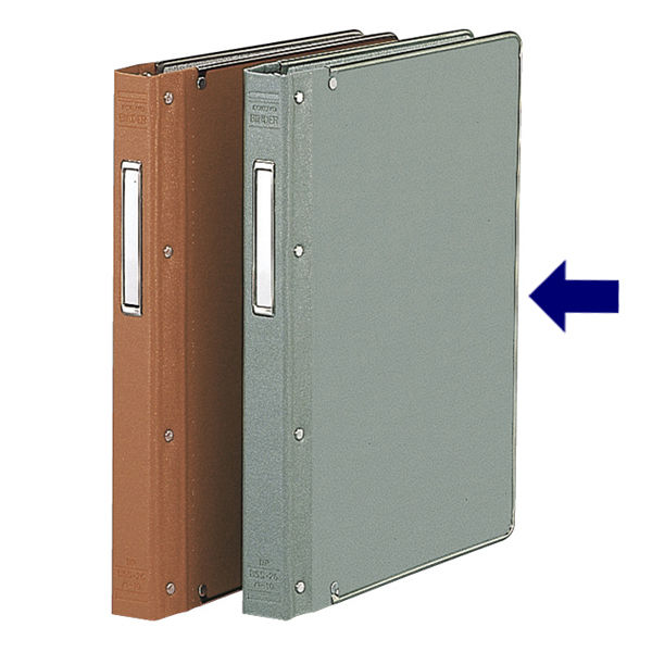 楽天市場】【B5縦型】KOKUYO／バインダーMP ハ-20M グレー