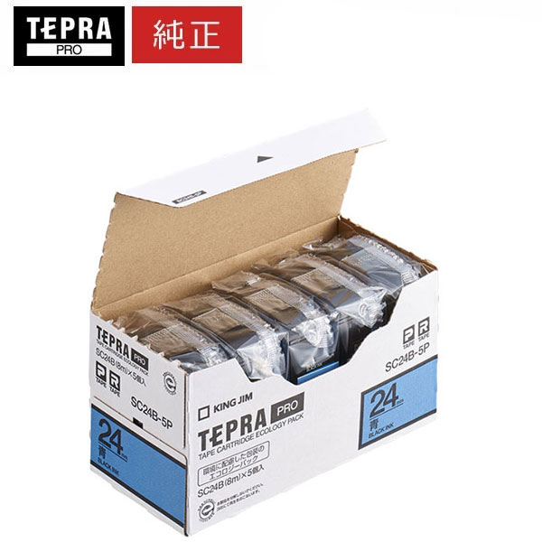 楽天市場】キングジム ／ PROテープカートリッジ エコパック (5個入り