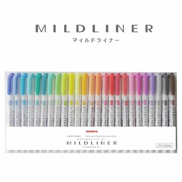 楽天市場】ゼブラ ラインマーカー マイルドライナー 5色セット（WKT7