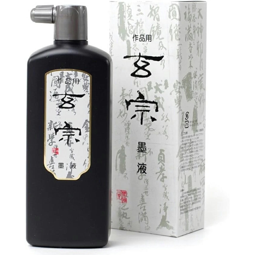 楽天市場】【1.8L】呉竹／書道用液＜書芸呉竹 濃墨＞BB4-180 深みの