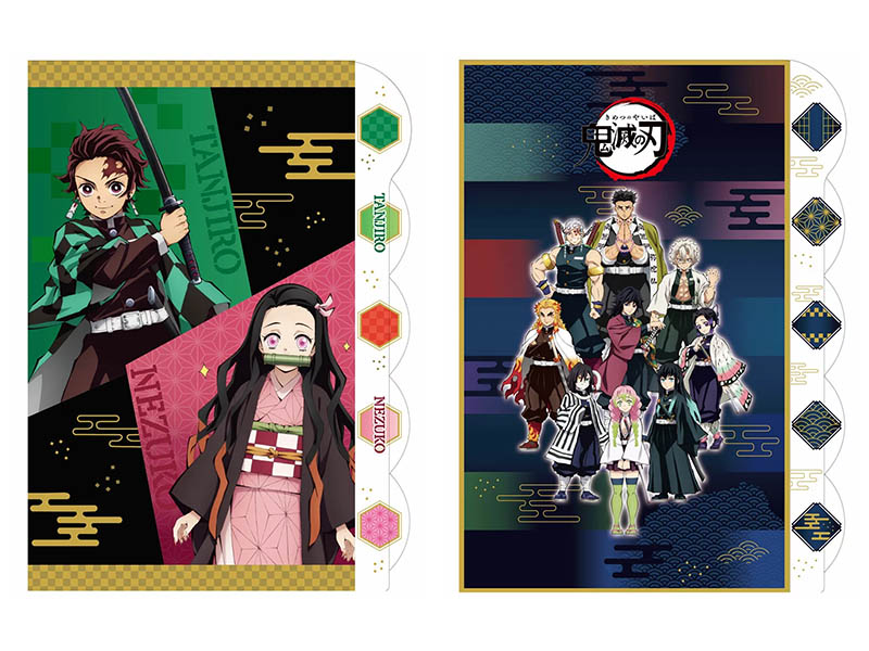 楽天市場】鬼滅の刃 クリアファイル5P A4 A柄 4901770718279 [M便 1/10