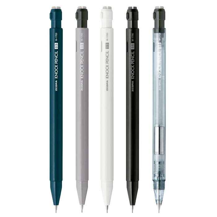 楽天市場】ノックペンシルM-1700 ゼブラ シャープペンシル 0.5mm 六角