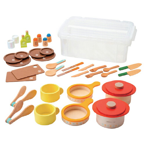 MOCCO 森の洋食セット 基本の調理器具と食器が揃ったかわいいサイズ MOCCO 森のお食事