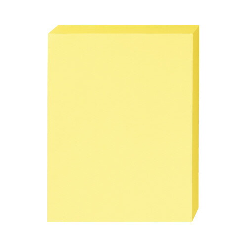 パ）色合い質問用紙 特厚口 Ａ４ 黄色 １箱5063-1414【カウサイバー空間】