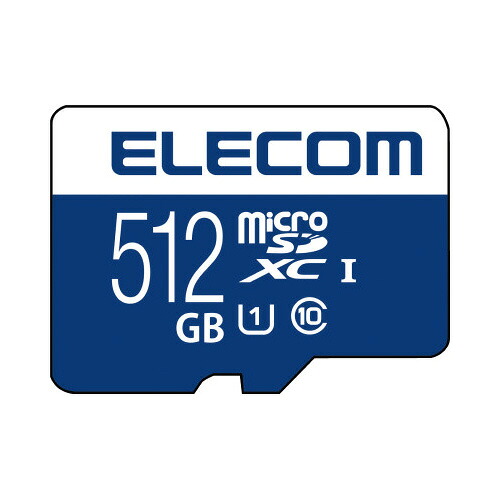 ＭｉｃｒｏＳＤＸＣ歌留多 ５１２ＧＢMF-MS512GU11R【エレコム】 メモリーカード-TV・オーディオ・カメラ