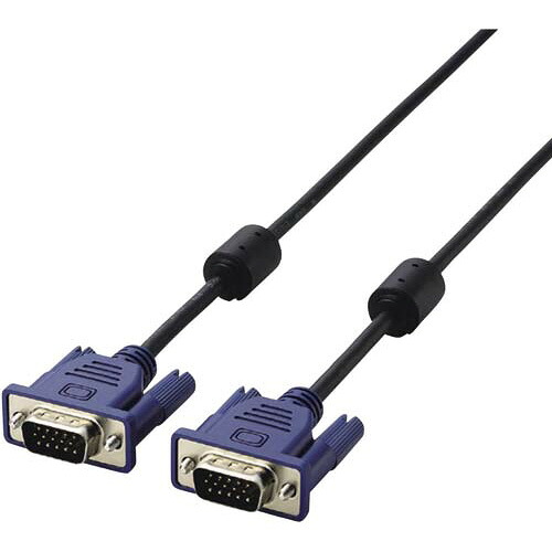 Ｄ－Ｓｕｂ１５ピン（ミニ）ケーブル　２０ｍ／ブラック CAC-L20BK/RS【エレコム】 9,257円