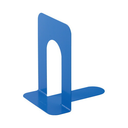 パ）ブックエンド　Ｍサイズ　ブルー　１箱（２枚入×５） 4217-7753 【カウネット】