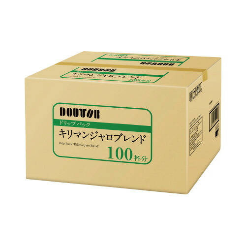 ＃ドトール　ドリップコーヒー　キリマンジャロブレンド　１００袋 029229【ドトールコーヒー】　 ※軽減税率対象商品