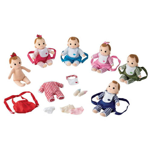 お人形セット、３体、お洋服 楽天市場】【送料無料】 布製 きせかえ人形あそびセット（3体組