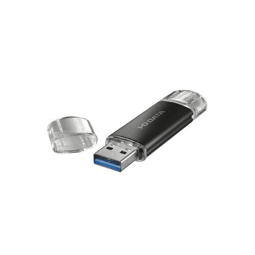 【ゆうパケット対応可】ＵＳＢメモリー　１２８ＧＢ　ブラック　1個U3C-STD128G/K【アイ・オー・データ機器】｜ブングアール