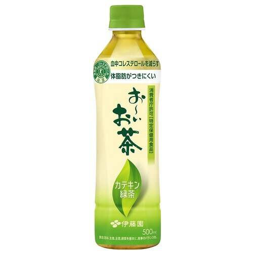 ＃２つの働き　カテキン緑茶　５００ｍｌ×２４本　1箱（24本入） 65821 【伊藤園】 ※軽減税率対象商品