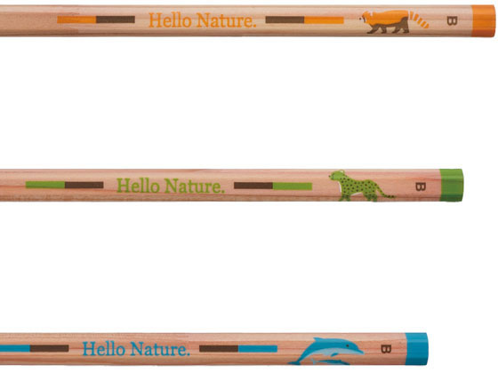 楽天市場 お取り寄せ トンボ鉛筆 書き方鉛筆 ハローネイチャー B 3本 5個 Acf 350e ｂｕｎｇｕ便