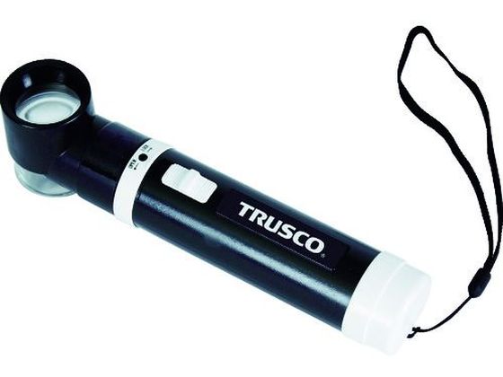 【お取り寄せ】TRUSCO LED付き添い人規模ルーペ 10倍 TL-10KLED