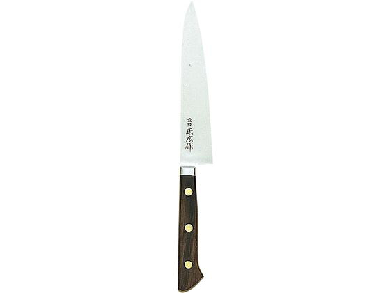 【お取り寄せ】正広 日本鋼口金付 ペティナイフ 120mm 13002