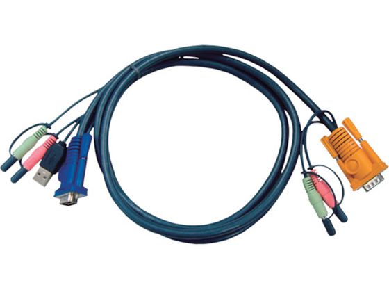 【お取り寄せ】ATEN USB KVMケーブル オーディオ対応 SPHD KVM用 5m｜ＢＵＮＧＵ便