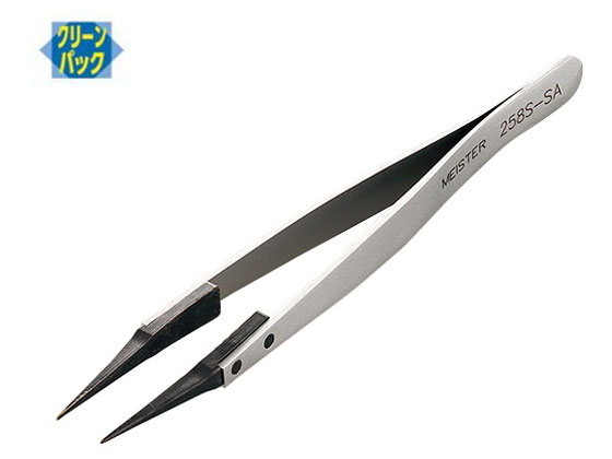 【お取り寄せ】アズワン MEISTERピンセット 細 PEEK 258S PEEK-SA