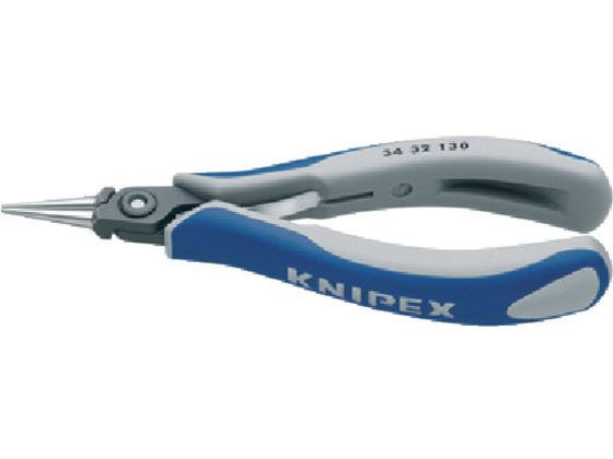 【お取り寄せ】KNIPEX 精密用プライヤー 丸 130mm 3432-130