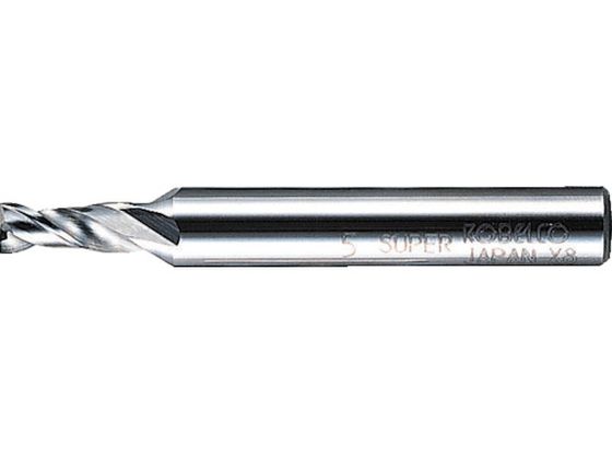 【お取り寄せ】三菱K 2枚刃アルミ加工用 ハイスKHAスーパースクエアエンドミルショット刃長