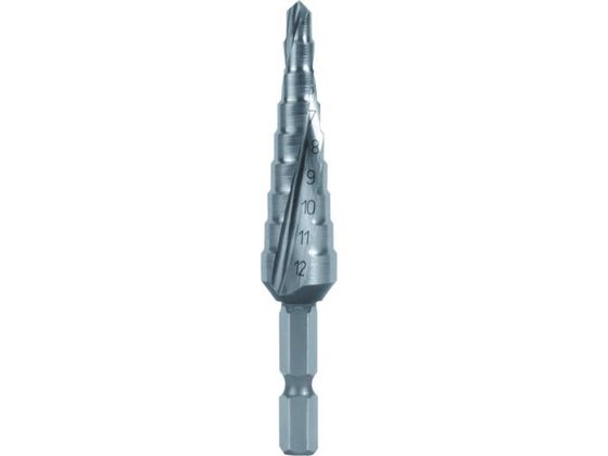 【お取り寄せ】TRUSCO 六角軸ステップドリル 2枚刃 4～20mm TSDS20