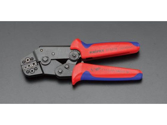 【お取り寄せ】エスコ 圧着プライヤー 差込端子用 0.1-1.5粍2 EA538KH-1