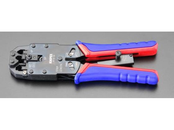 【お取り寄せ】エスコ 圧着プライヤー モジュラー用 4P･6P･8P EA538KM-3