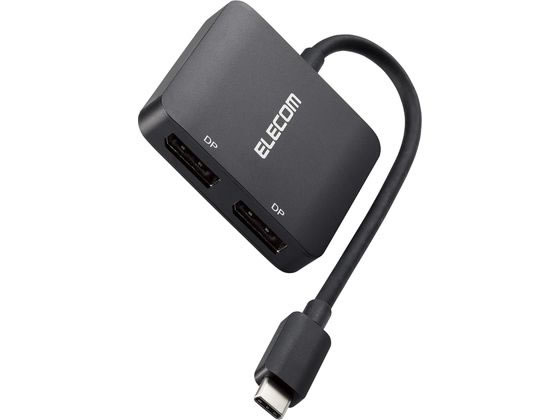 【お取り寄せ】エレコム TypeC-DisplayPort変換アダプタ ブラック AD-CDP2BK2|BUNGU便